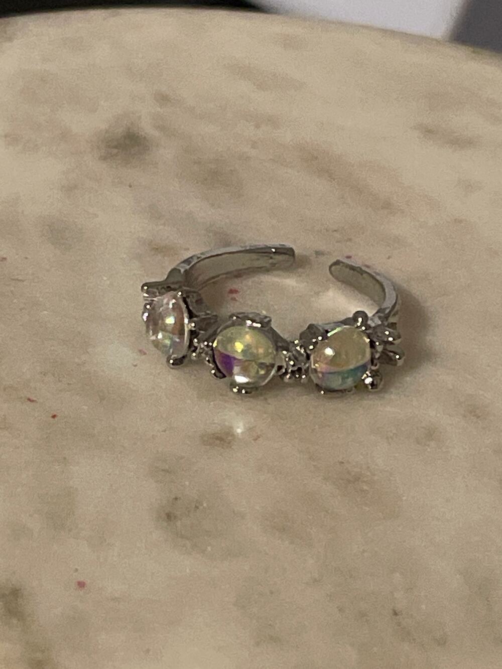 New fashion ring gold tone cz - 8